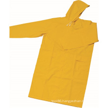 Rain Coat PVC/Polyester Workwear Fashion Design Waterproof OEM